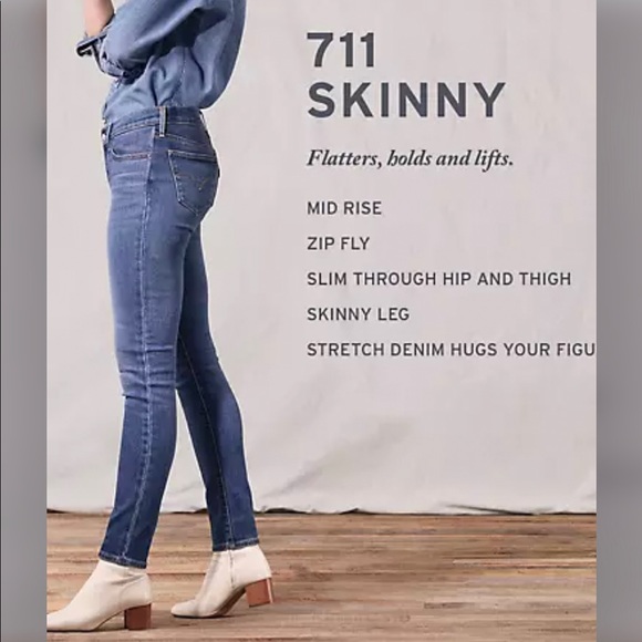 Levi’s 711 Skinny Ankle Jeans - Picture 6 of 6